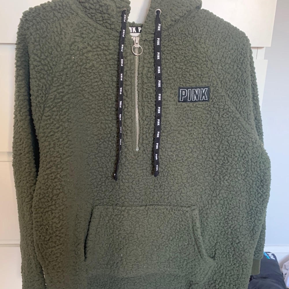 Pink Sherpa Hoodie